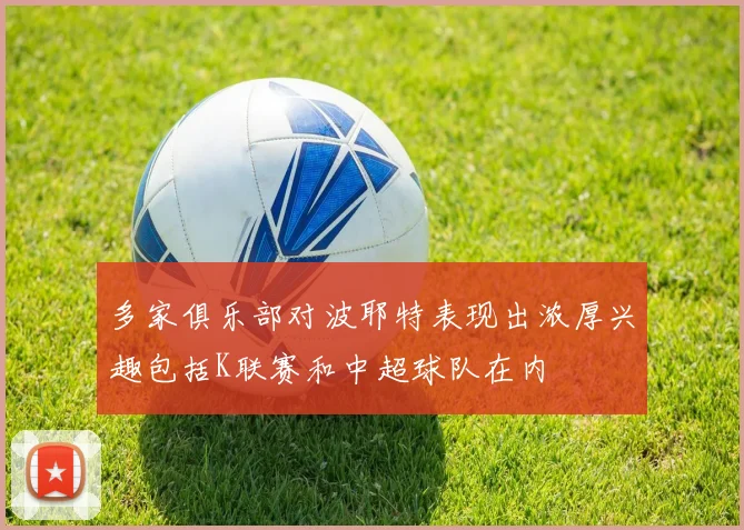 多家俱乐部对波耶特表现出浓厚兴趣包括K联赛和中超球队在内